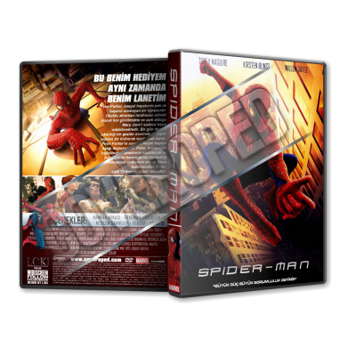 Spiderman 1 2002 Türkçe Dvd Cover Tasarımı